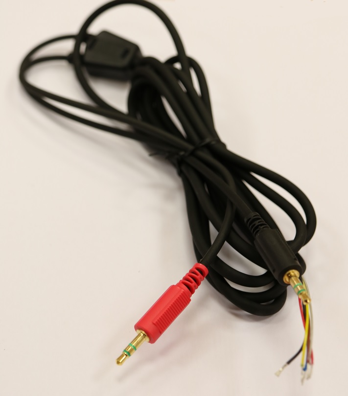 Spare part round cable for headset