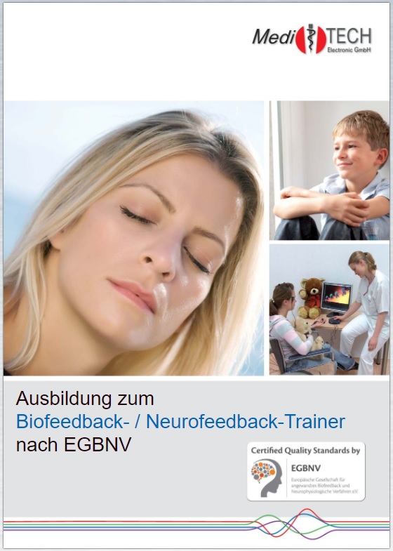 Flyer &quot;Biofeedback/Neurofeedback Trainer Training&quot; (German)