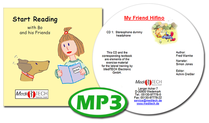 Exercise material English MP3 with books (set for SD card)