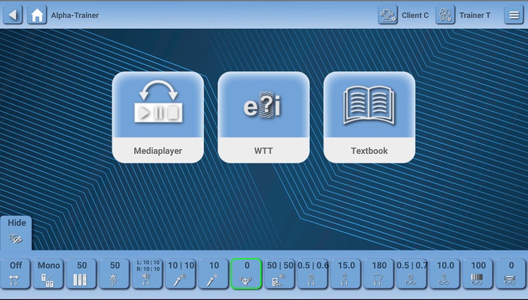 BrainCentral Kombiset mit Tablet