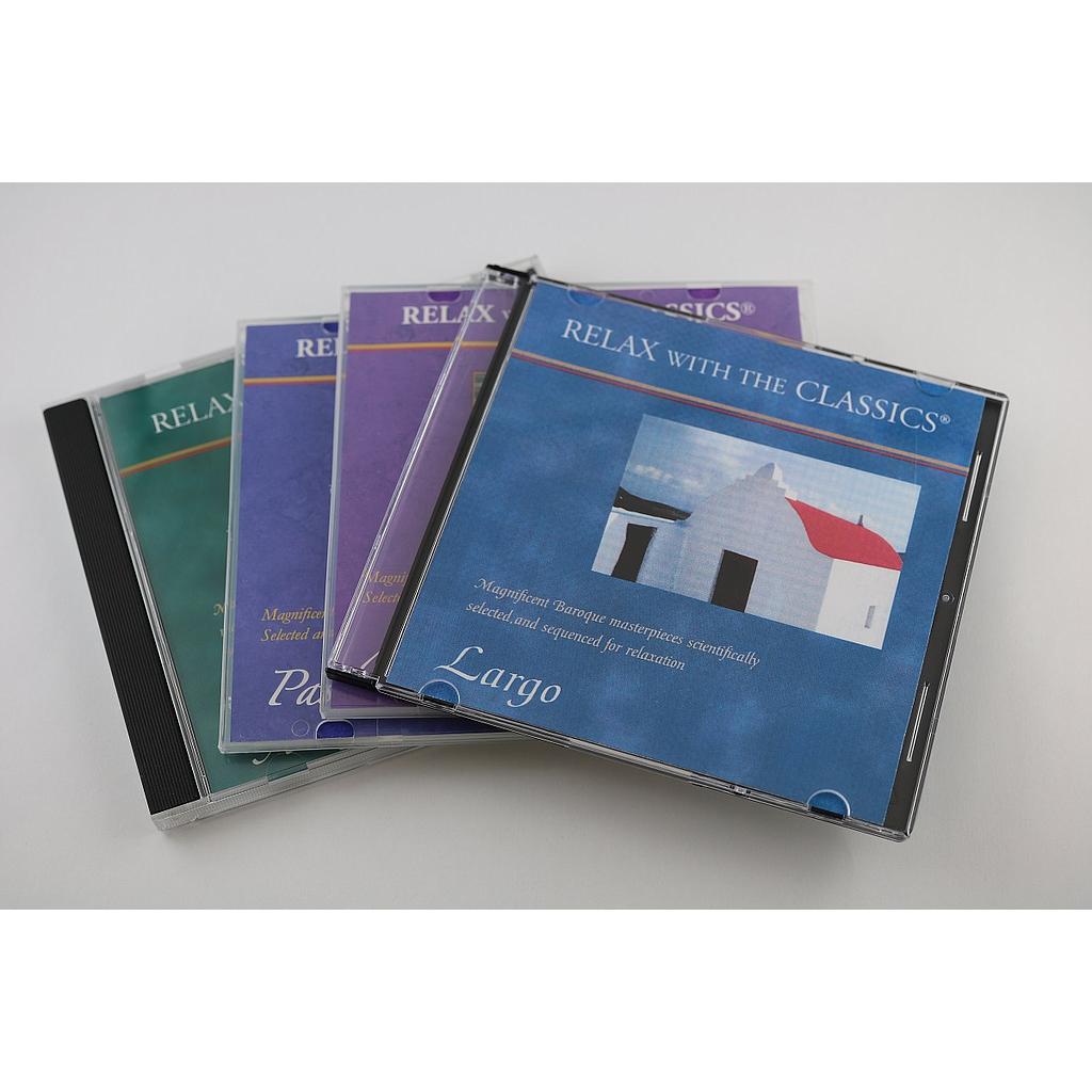 CD "Relax with the Classics" Set, Volume 1 bis 4