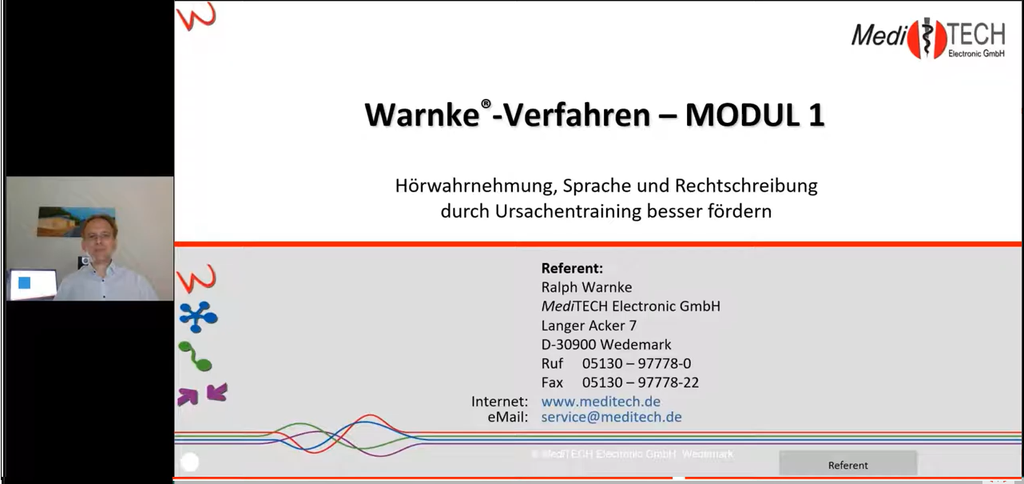 Warnke-Verfahren Basic course (recorded)