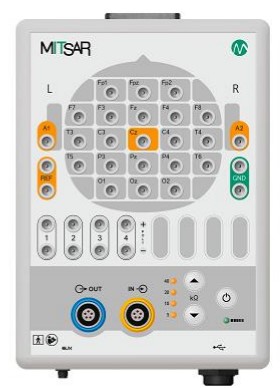 21-Channel Mitsar-EEG-BT Lite QEEG edition