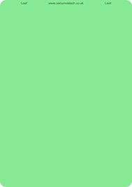 Color foil A4 "Leaf" (green) from Cerium