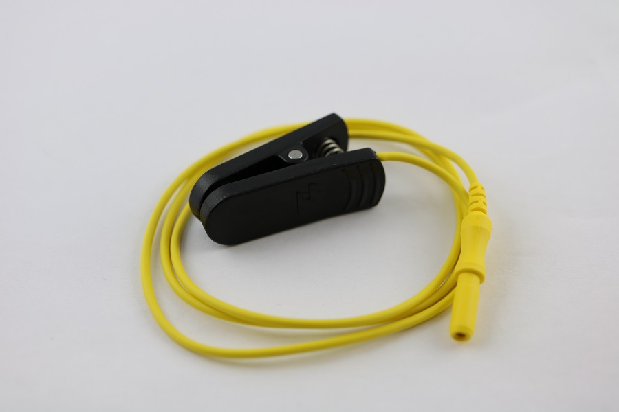 EEG Ag/AgCl Gold Ear Clip Yellow