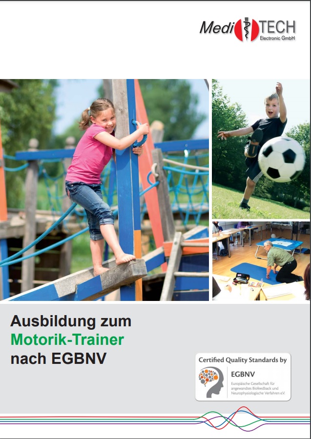 [S177-Motorik] Flyer "Training as a motor skills trainer" (German)