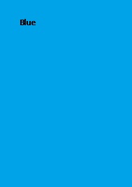 [8033B] Color foil A4 "Blue" (Blue) from Cerium