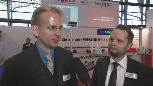 Interview on AUDECOM and hearing training at EUHA 2015 (German) [DE]