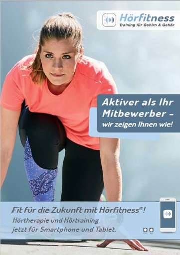 Infobroschüre zu Hörfitness - Akustiker