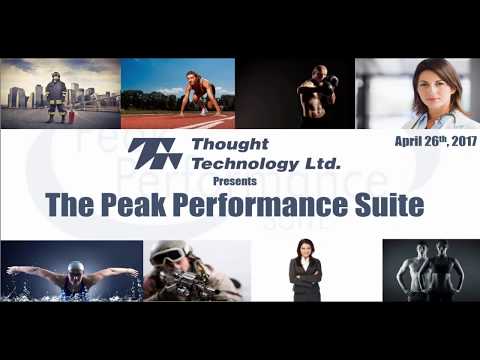 Einführung in die Peak-Performance-Suitete - Webinar Series | Thought Technology Ltd