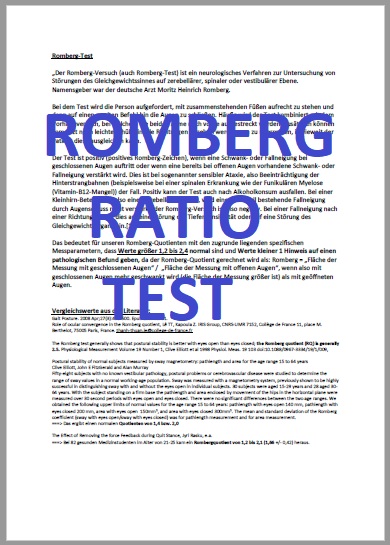 Romberg-Test Rating (GER)