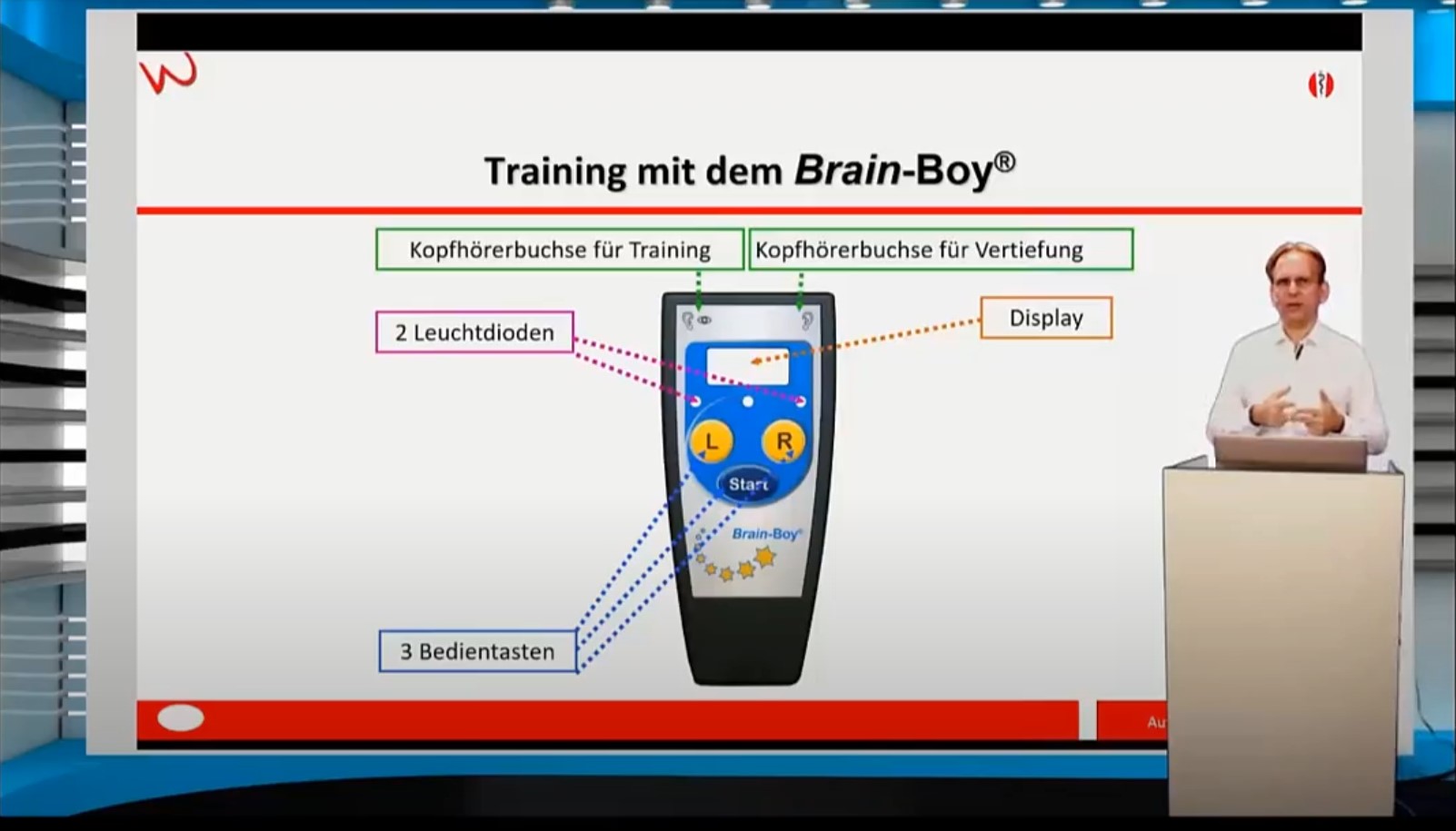 Training mit dem Brain-Boy