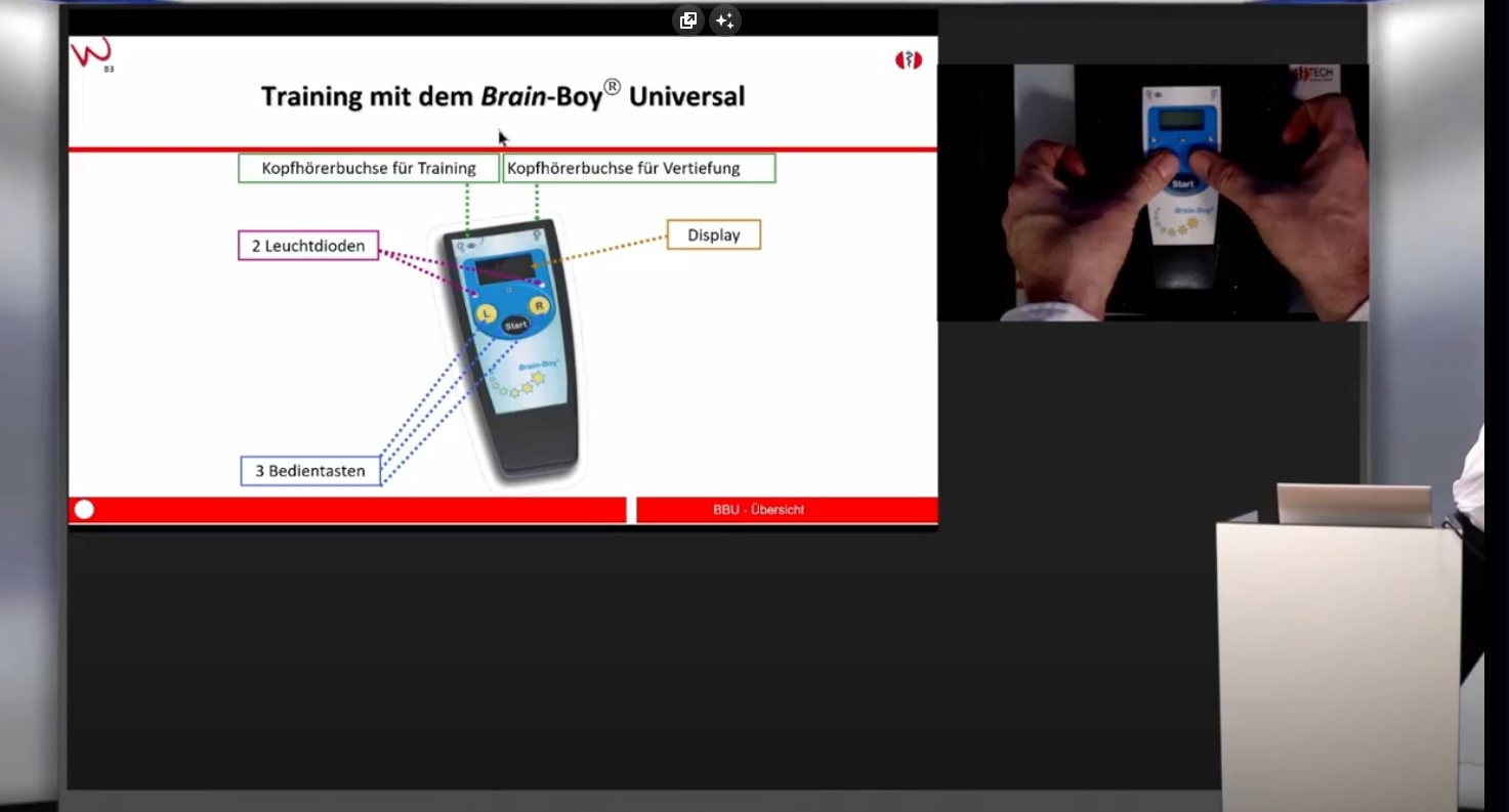 Praktisches Training mit dem Brain-Boy Universal