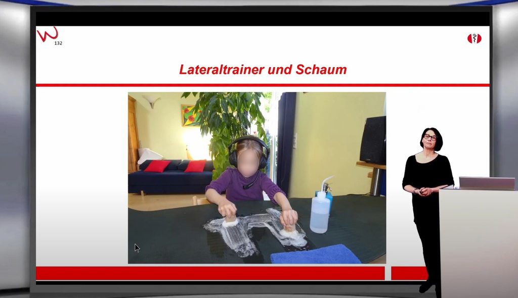 Lateraltrainer und Schaum