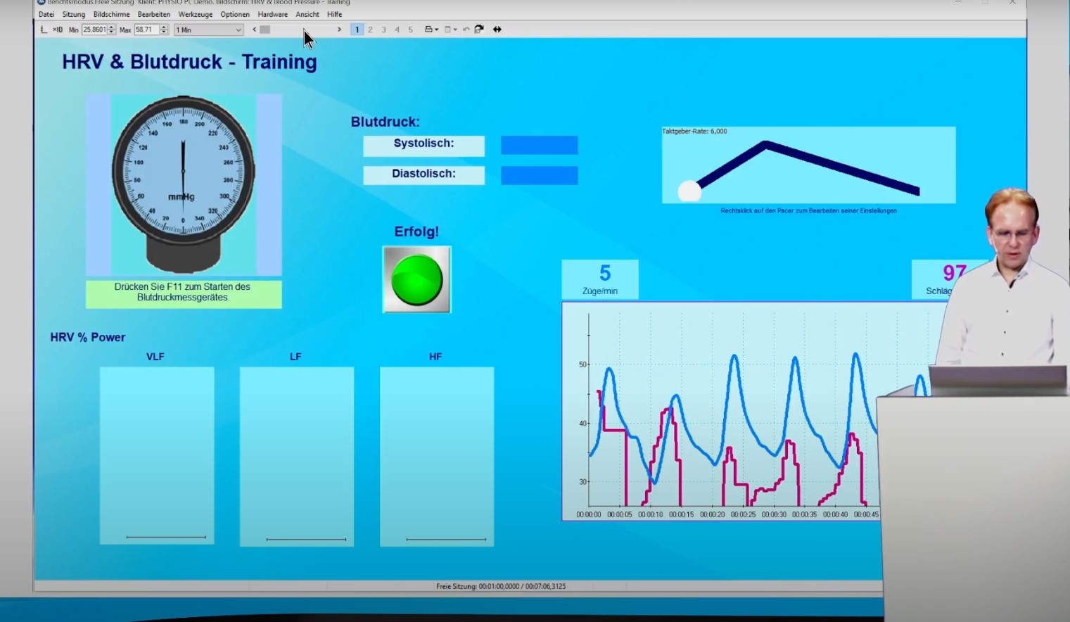 HRV und Blutdruck Training