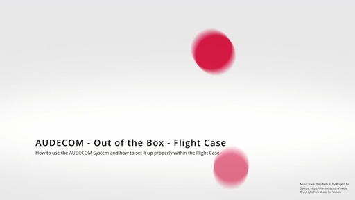 Out of the Box - Die AUDECOM Flightcase-Lösung [EN]